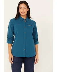 Ariat Women's Rebar Made Tough Long Sleeve Button-Down Work Shirt