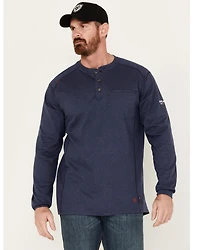 Ariat Men's Rebar FR Air Refinery Henley Long Sleeve Work Shirt - Tall
