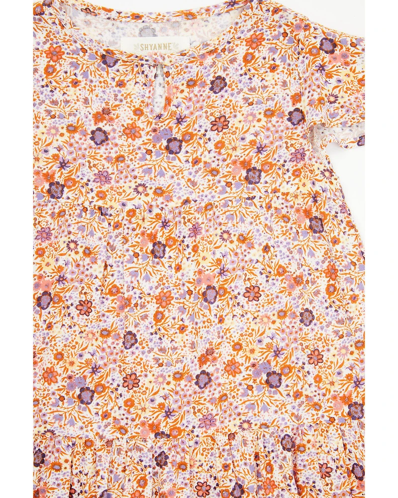 Shyanne Toddler Girls' Floral Print Ruffle Dress