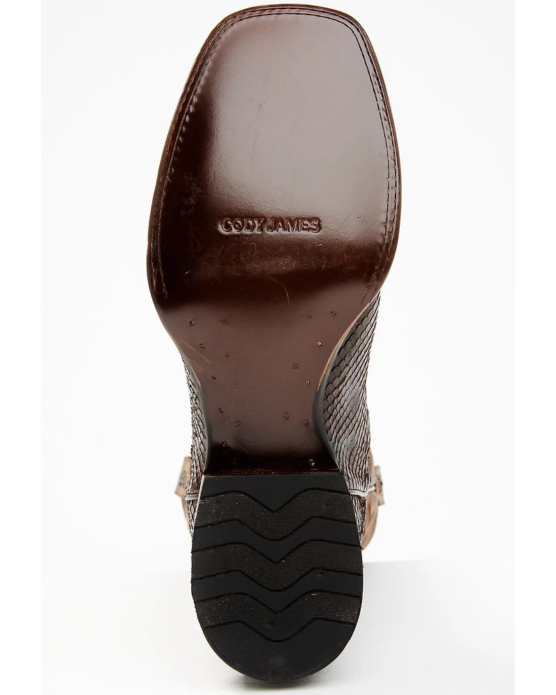 Cody James Men's Exotic Snake Western Boots - Broad Square Toe