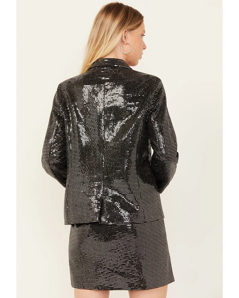Molly Bracken Women's Sequins Blazer