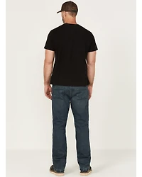 Hawx Men's Wellington Medium Wash Lined Straight Stretch Denim Jeans