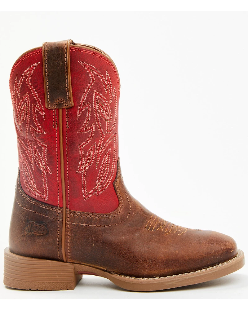 Justin Boys' Canter Western Boots - Square Toe