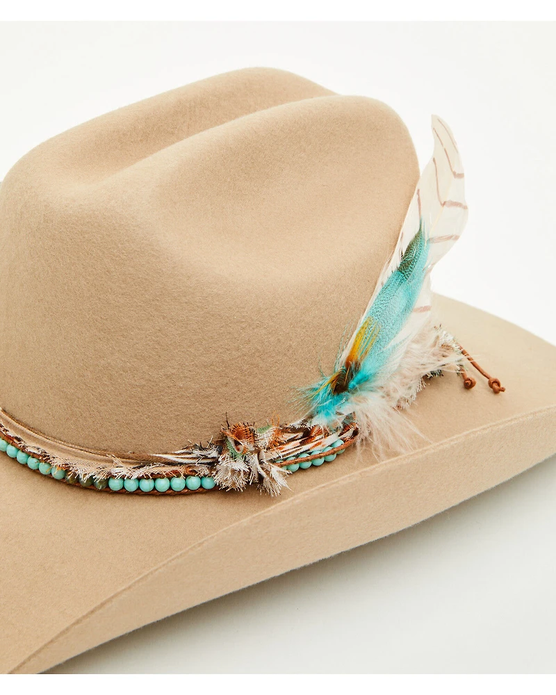 Shyanne Women's Feathered Wool Cowboy Hat