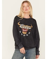 Coors Women's Banquet Logo Graphic Crewneck Sweatshirt