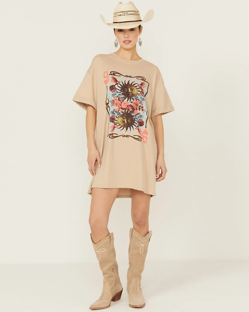 Girl Dangerous Women's Sun Queen T-Shirt Mini Dress