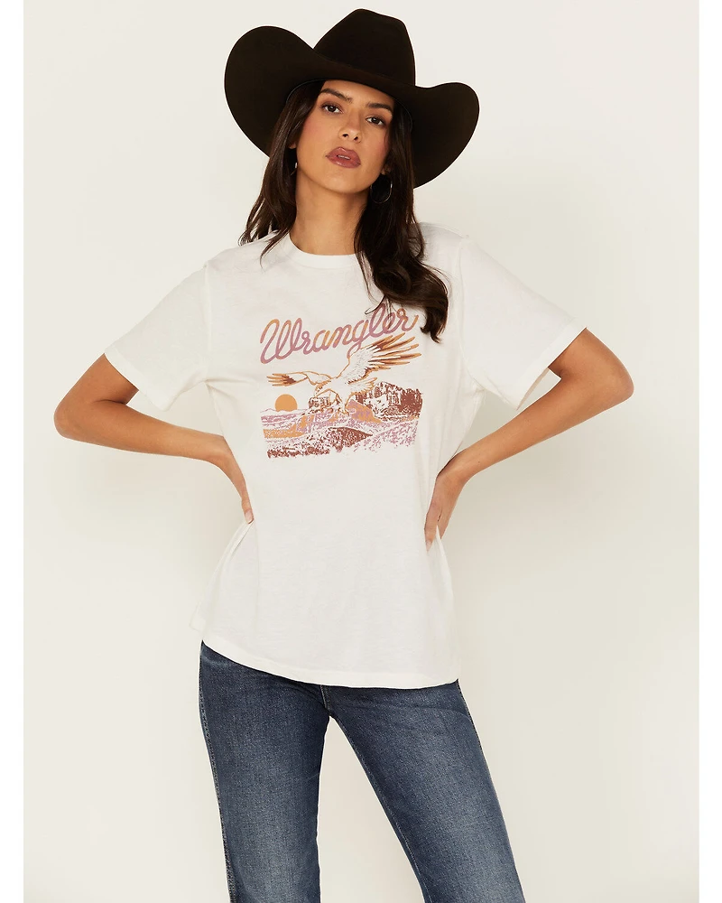 Wrangler Women's Scenic Short Sleeve Graphic Tee