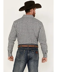 Panhandle Men's Select Medallion Print Long Sleeve Snap Western Shirt