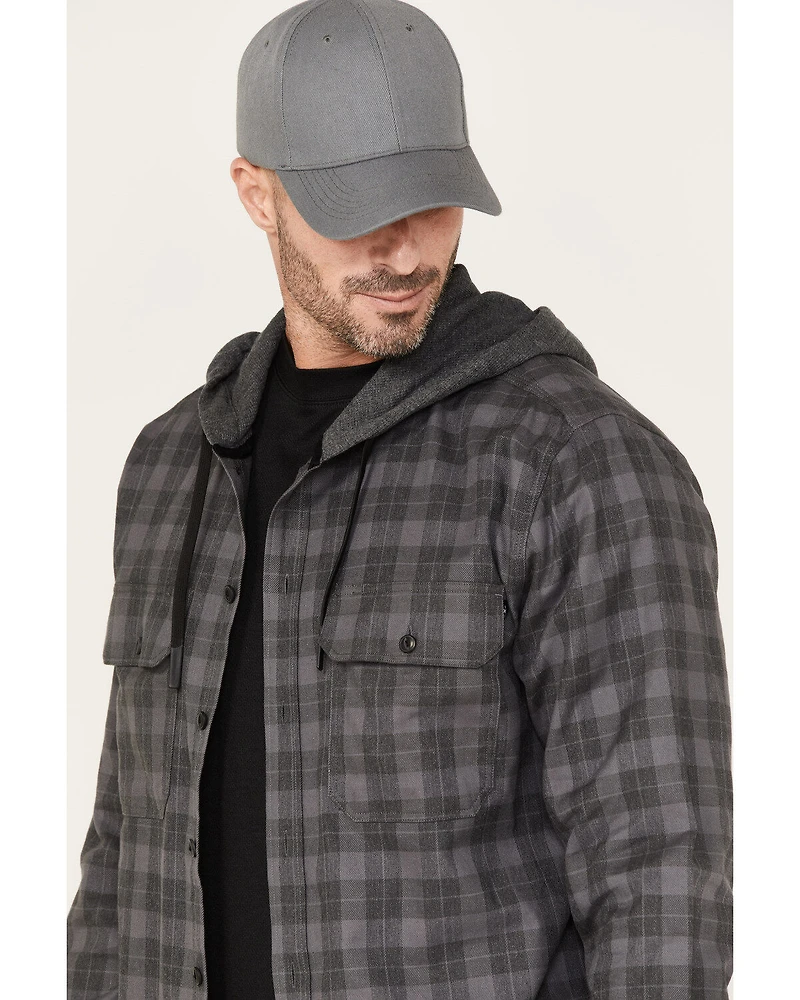 Hawx Men's Roberson Long Sleeve Hooded Flannel