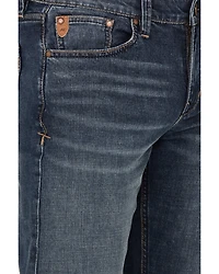 Moonshine Spirit Men's Corral Dust Wash Decker Slim Straight Stretch Denim Jeans