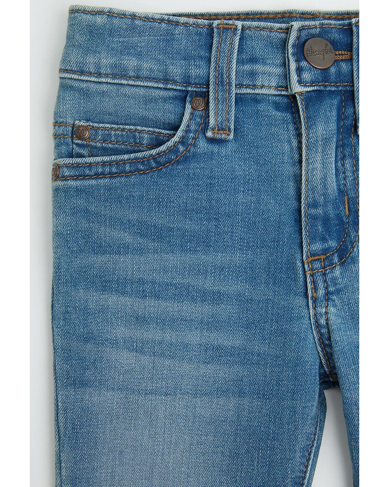 Wrangler Infant Boys' Light Wash Straight Stretch Denim Jeans