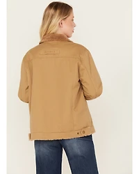 Cleo + Wolf Women's Sherpa Lined Canvas Jacket