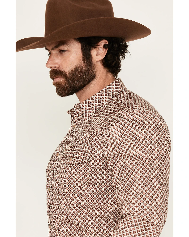 Gibson Trading Co Men's Torch Geo Long Sleeve Snap Western Shirt