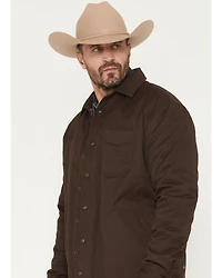 Cody James Men's Boone Quilted Flannel Lined Snap Shirt Jacket