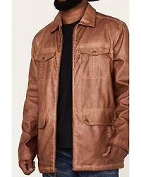 Moonshine Spirit Men's Garment Dye Moto Jacket