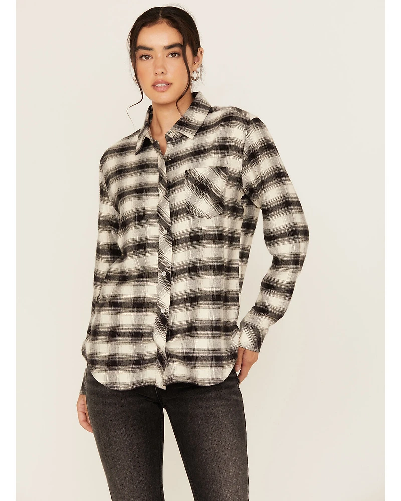 Idyllwind Women's Long Sleeve Snap Flannel Shirt
