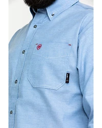 Ariat Men's FR Solid Durastretch Long Sleeve Work Shirt - Tall