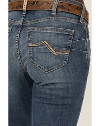 Ariat Women's Abigail Dark Wash Perfect Rise Straight Stretch Denim Jeans