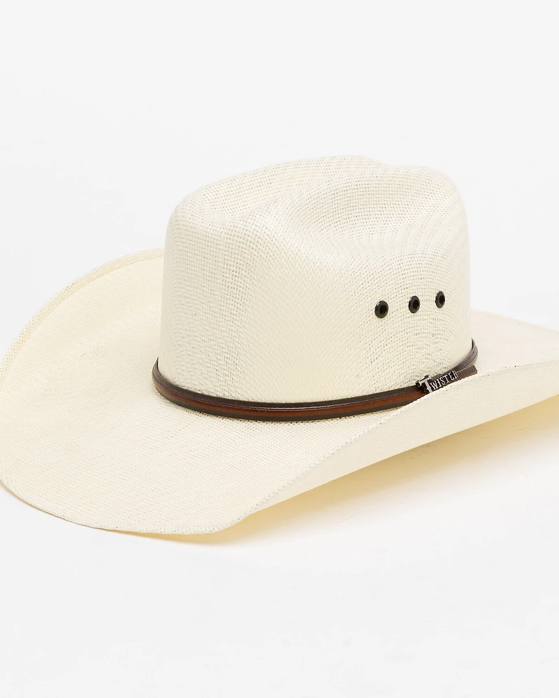 Twister Double S 5X Straw Cowboy Hat