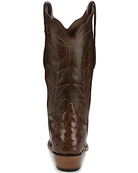 Tony Lama Women's Boot Barn Exclusive Kango Tobac Exotic Ostrich Western Boots - Snip Toe