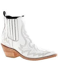 Liberty Black Women's Simone Classic Embroidered Booties - Snip Toe