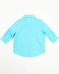 Cinch Infant Boys' Solid Long Sleeve Button-Down Western Shirt