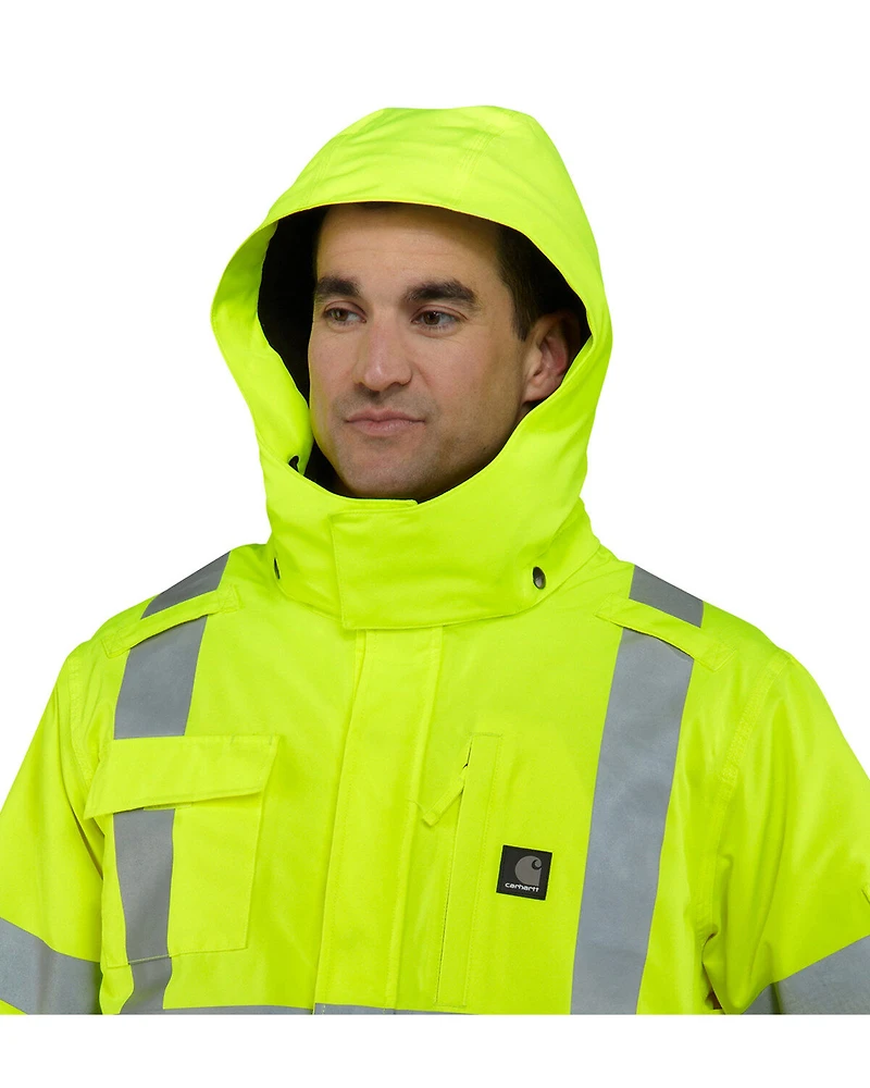 Carhartt Men's High Visibility Water Repellent Sherwood Work Jacket