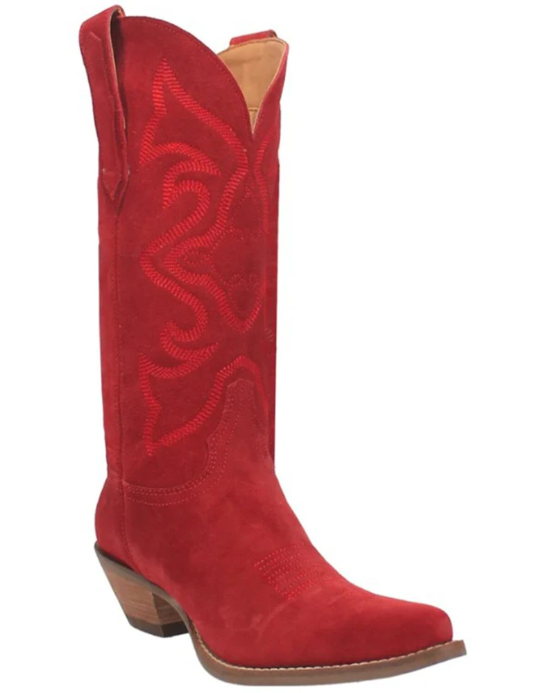Dingo Women's Out West Suede Western Boots - Snip Toe