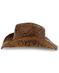 Shyanne® Women's Embellished Brim Straw Hat