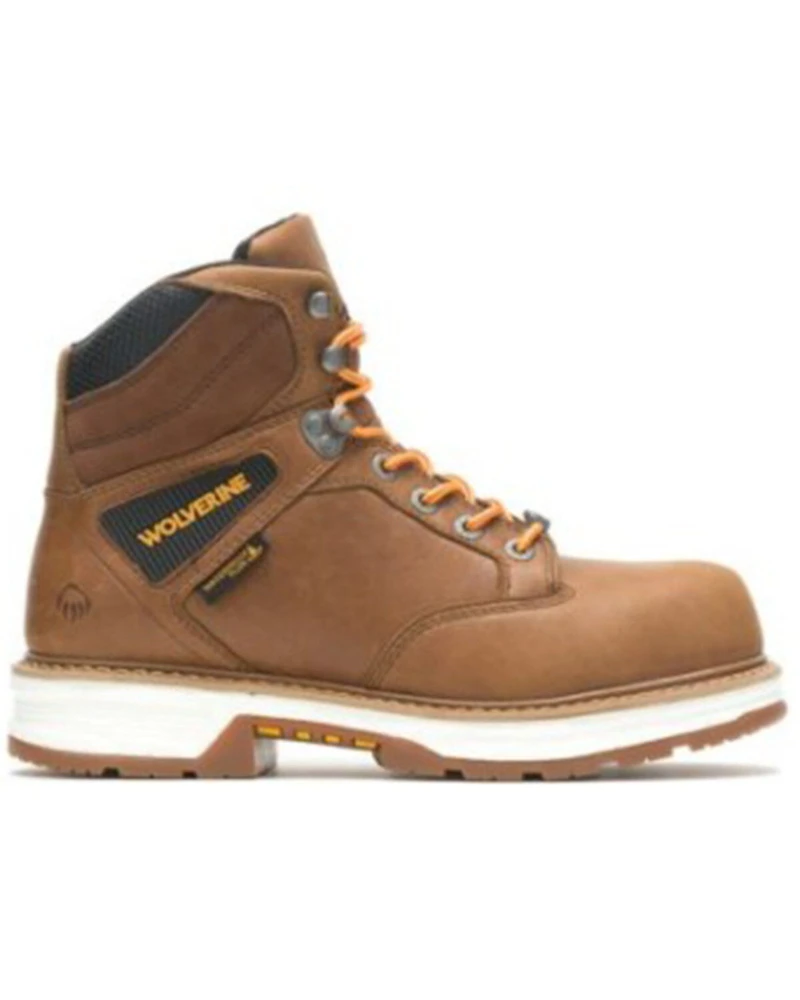 Wolverine Men's 6" Hellcat Ultraspring Beeswax Carbon Work Boot - Composite Toe