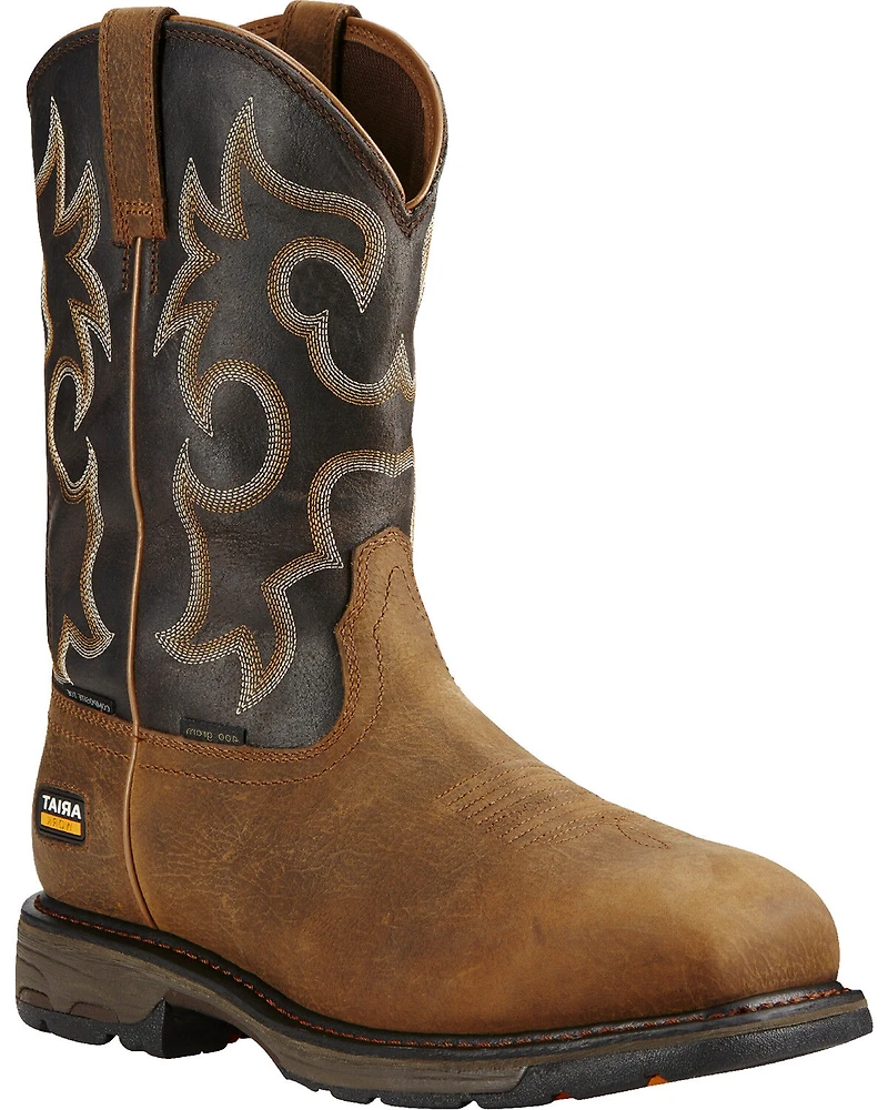 Ariat Men's WorkHog® H2O 400g Cowboy Work Boots - Composite Toe