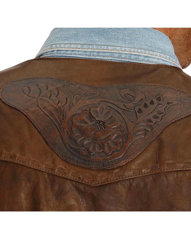Kobler Tooled Leather Vest