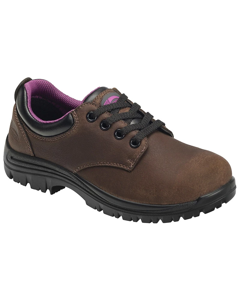 Avenger Women's Waterproof Oxford Work Shoes - Composite Toe