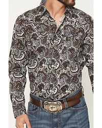 Cody James Men's Colorado Ridge Paisley Print Long Sleeve Snap Western Shirt
