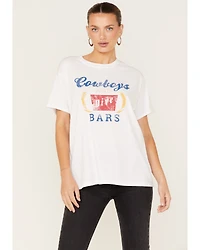 White Crow Women's Cowboys & Dive Bars Oversized Graphic Tee