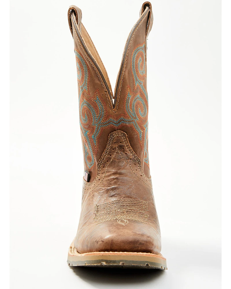 Double H Men's 11" Domestic I.C.E.™ Performance Western Boots - Broad Square Toe