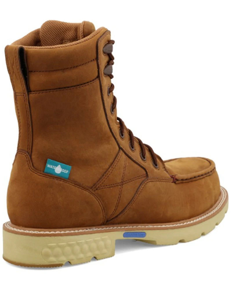 Twisted X Men's 8" Lace-Up Wedge Work Boots - Composite Toe