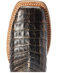 Ariat Women's Donatella Exotic Caiman Western Boots - Broad Square Toe