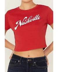 Girl Dangerous Women's Nashville Logo Short Sleeve Baby Tee