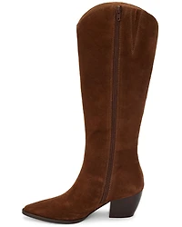 Matisse Women's Bellamy Suede Tall Western Boots - Round Toe