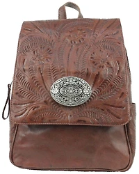 American West Women's Lariats Hand Tooled Backpack