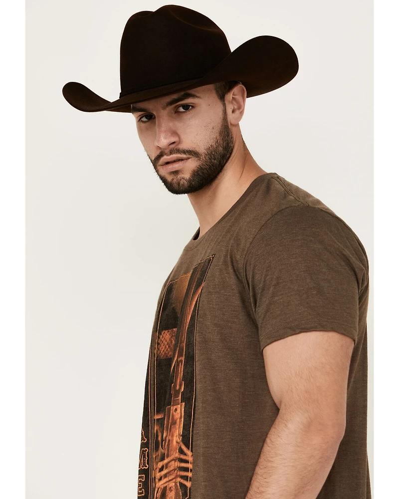 Cody James Men's Poster Skull Short Sleeve Graphic T-Shirt
