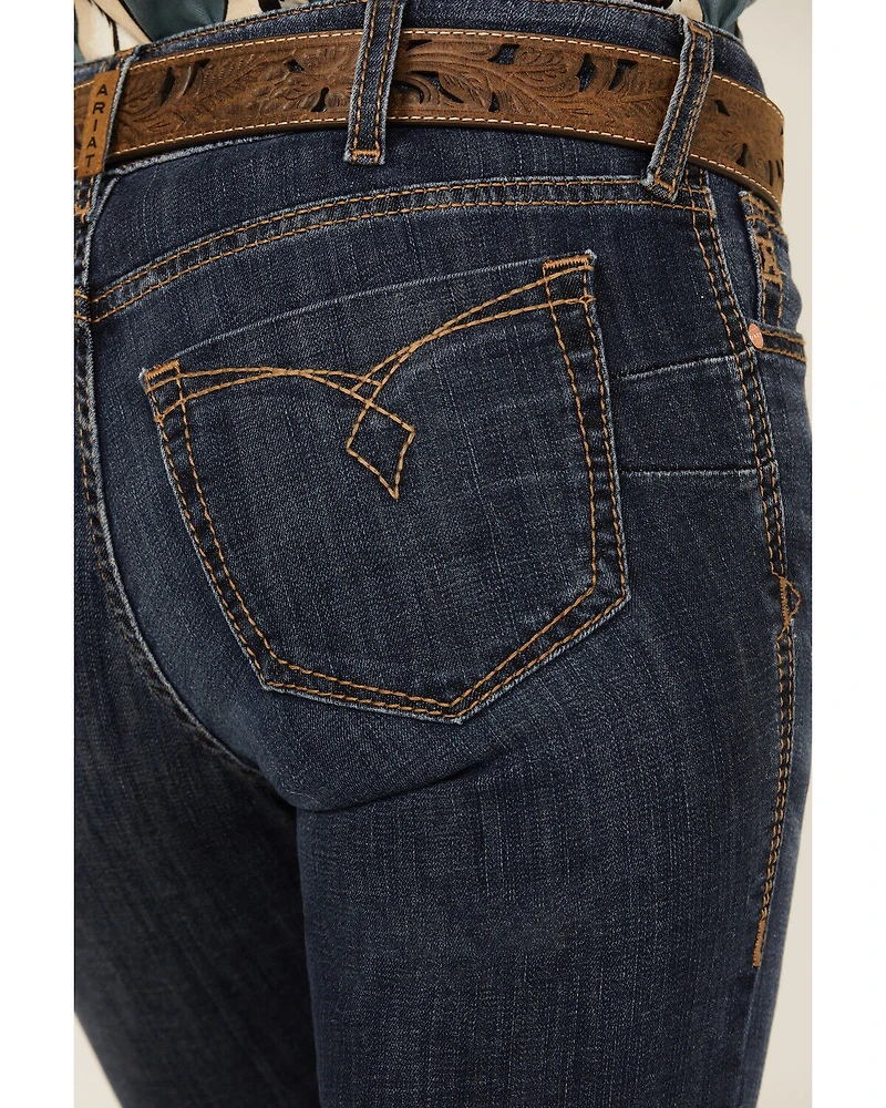 Ariat Women's Kallie Dark Wash Perfect Rise Flare Stretch Denim Jeans