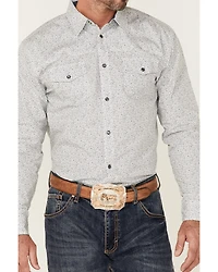 Moonshine Spirit Men's Route 95 Mini Floral Print Long Sleeve Snap Western Shirt