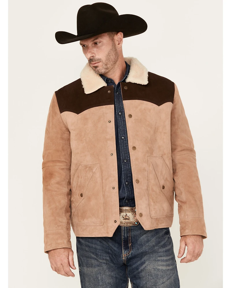 Scully Men's Color Block Suede Jacket