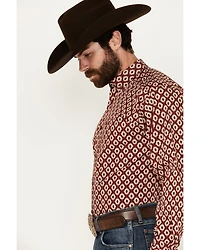 Ariat Men's Nevil Southwestern Print Long Sleeve Button-Down Shirt