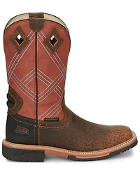 Justin Men's Dalhart Waterproof Western Work Boots - Soft Toe