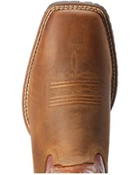 Ariat Men's Hybrid Ranchwork Shock Shield Western Performance Boots - Broad Square Toe