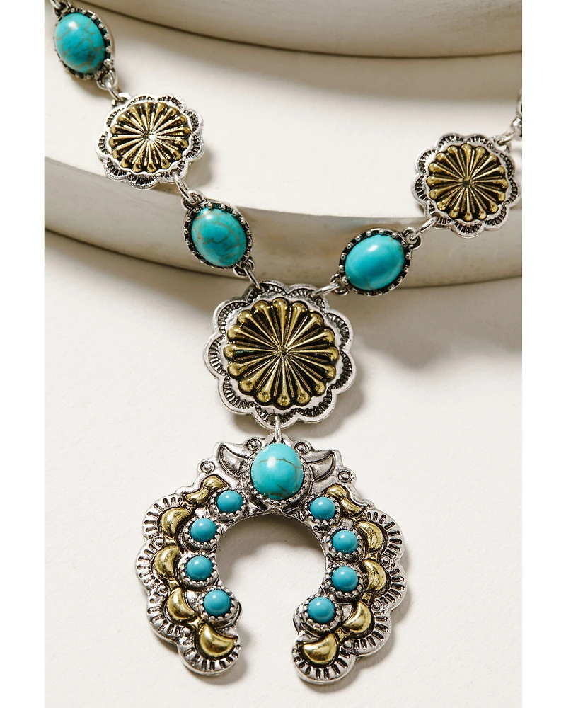 Shyanne Women's Wild Blossom Concho Necklace