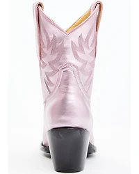 Idyllwind Women's Tickled Pink Metallic Leather Fashion Western Booties - Round Toe